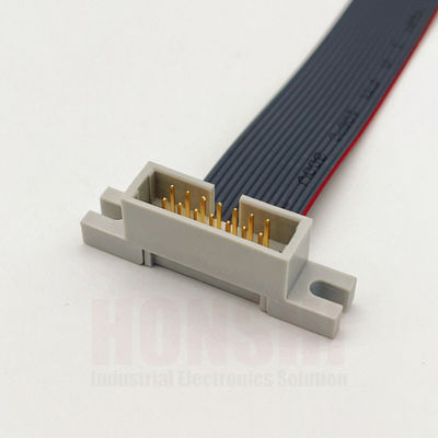 Electronic Flat Cable 2.54mm Pitch IDC Flat Ribbon Cable Connector Customized Color