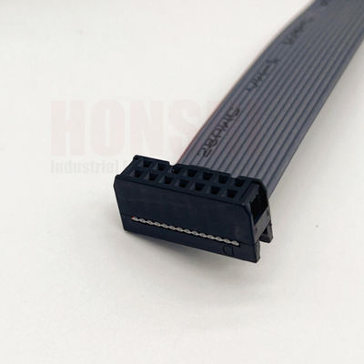 Electronic Flat Cable 2.54mm Pitch IDC Flat Ribbon Cable Connector Customized Color