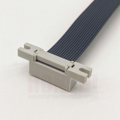 Electronic Flat Cable 2.54mm Pitch IDC Flat Ribbon Cable Connector Customized Color