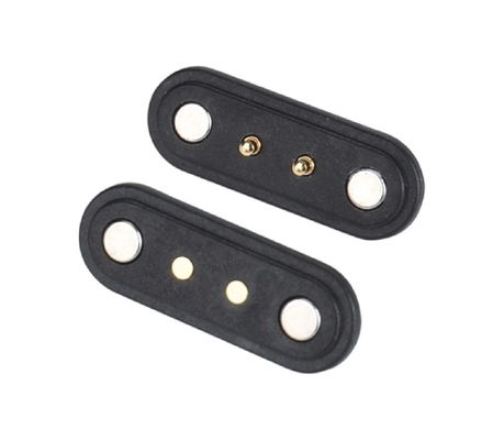 4p Magnetic Pogo Pin Through Holes Spring Loaded Connectors Waterproof Connections
