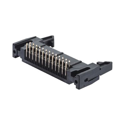 2.54mm Pitch Straight Dip Latch Header Conncetor 10 12 20 26 30 34 40 44 50 64 Pin