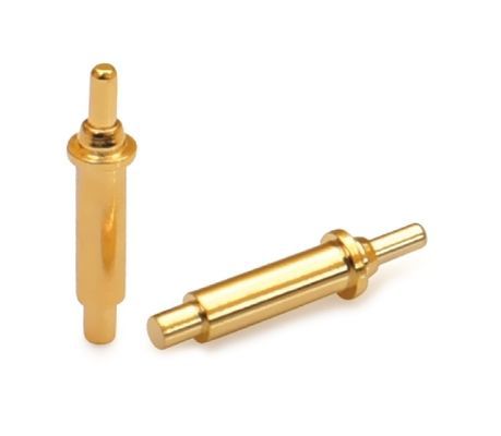 Custom 5.08mm Pitch Pogo Pin Connector Male 8 Pin 4.0mm Three Row Spring Loaded