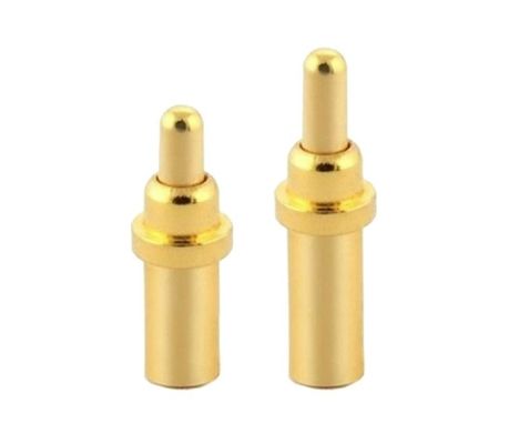 Custom 5.08mm Pitch Pogo Pin Connector Male 8 Pin 4.0mm Three Row Spring Loaded