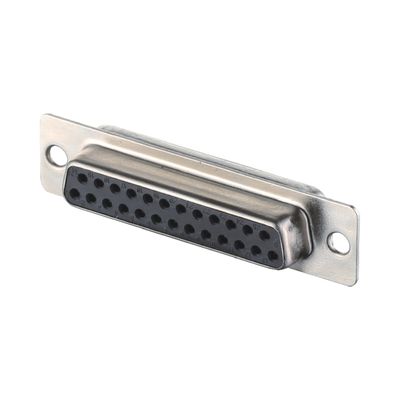 2 -  64 Pin Power D Sub Male Connector 3W3 Black / Blue Solder Type Dip Brass