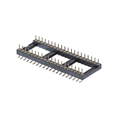 Machined Female Header 2.54mm H7.0mm Length 10.0mm Straight 1-40Pin PCB Connector