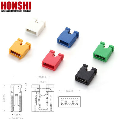 Automotive Mini Jumper Connector Board to Board Female Socket 1.27mm 2mm 2.54mm Pitch Black Red Yellow with Ni Plating