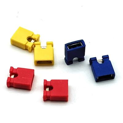 Automotive Mini Jumper Connector Board to Board Female Socket 1.27mm 2mm 2.54mm Pitch Black Red Yellow with Ni Plating