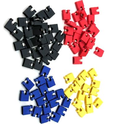 Automotive Mini Jumper Connector Board to Board Female Socket 1.27mm 2mm 2.54mm Pitch Black Red Yellow with Ni Plating