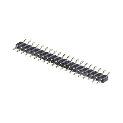 2.54mm Machined Pin Header Right Angle SMT SMD PCB Single Row Header Connector