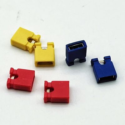 3A-5A 2.54mm Pitch Mini Jumper Hight 6.0mm Red Blue Yellow Black with Open Form Capping