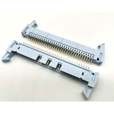 Latch Header Wire To Board Connector 2.54mm Pitch Straight 64 Pin IDC Male Connector