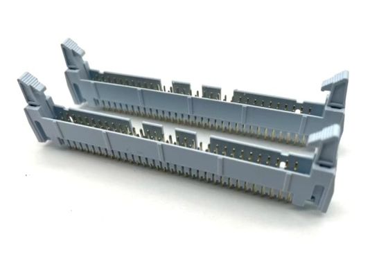 Latch Header Wire To Board Connector 2.54mm Pitch Straight 64 Pin IDC Male Connector