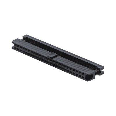 8 Pin - 24 Pin Single Row IDC Connector 2.54mm Pitch Black Female FC Socket