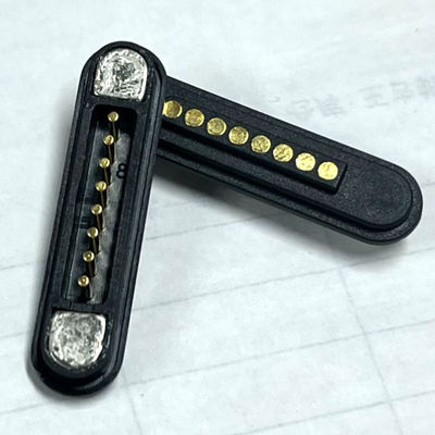 8pin Magnetic Connector Male Female Pogo Pin Connector For Pcb Board
