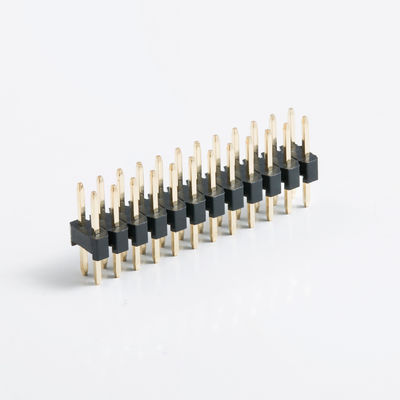 Dual Row Board To Board Connector 2.54mm Pitch 2 pin 20 pin 80 pin Straight PCB