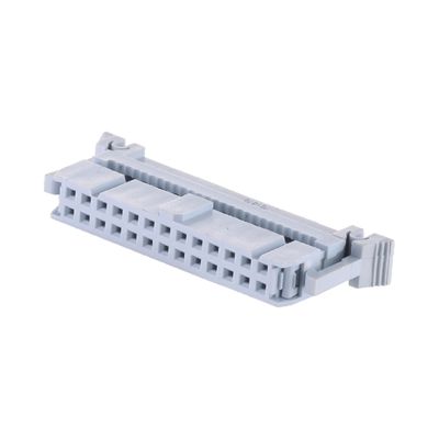 8 Pin - 24 Pin Single Row IDC Connector 2.54mm Pitch Black Female FC Socket