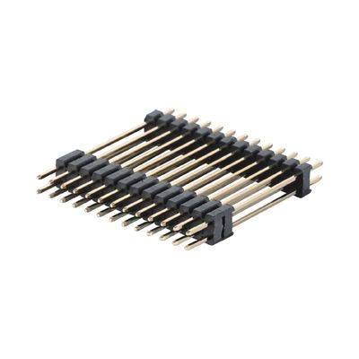 Dual Row Board To Board Connector 2.54mm Pitch 2 pin 20 pin 80 pin Straight PCB
