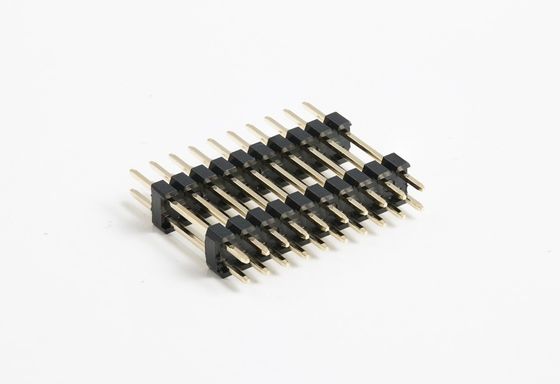 Dual Row Board To Board Connector 2.54mm Pitch 2 pin 20 pin 80 pin Straight PCB