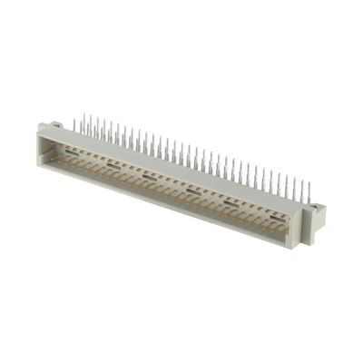 2.54mm DIN 41612 Connector 64 Pin Right Angle Female Pins Through Hole 3 Row Connector