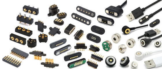 2.54mm Pitch Male 5 Pin PCB Connector Spring Loaded Pogo Pin Connector Dip Type