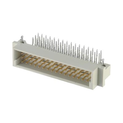 DIP Male Connector Din 41612 2.54mm Through Hole 3 Rows Vertical PCB Connector
