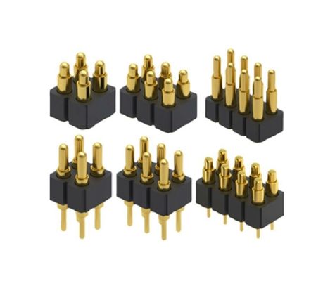 3.0mm pitch 3pin Gold Plated SMT Type Automotive Brass Pogo Pin Connector for pcb