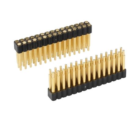 2.0mm 20 Pin Customize Pogo Pin Connector Spring Pin Gold Plated SMT Pogo Connector