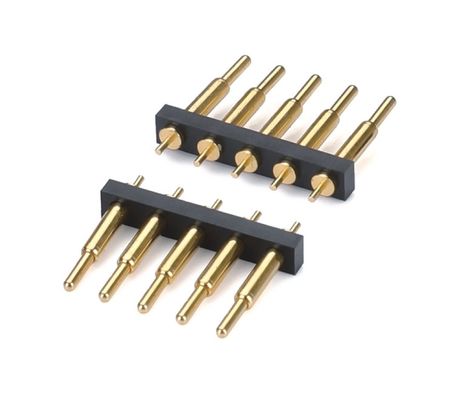 2.0mm 20 Pin Customize Pogo Pin Connector Spring Pin Gold Plated SMT Pogo Connector