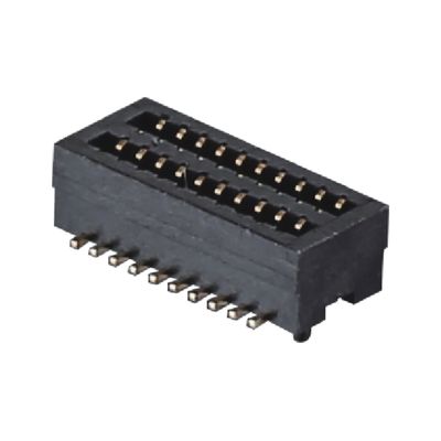 0.8mm Pitch BTB Connector 10 - 100 Pin High Speed Male Connector Phosphor Bronze