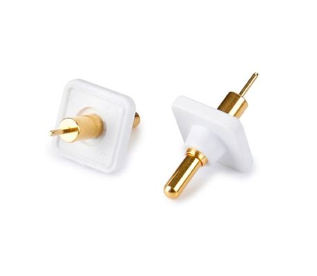 Male Solder 9.5mm Pogo Pin Connector Brass 3.2mm Heigh Spring Loaded Gold Plated
