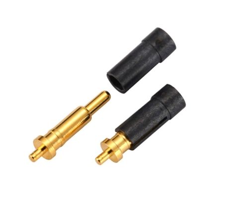 Industrial Spring Loaded POGO Pin Gold Plated Battery Pogo Pin SMT Type H4.2mm