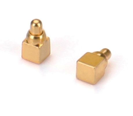 Industrial Spring Loaded POGO Pin Gold Plated Battery Pogo Pin SMT Type H4.2mm