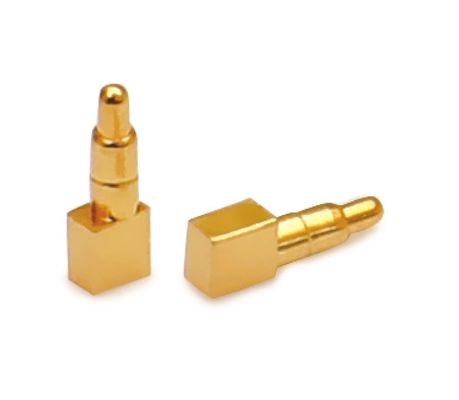 Industrial Spring Loaded POGO Pin Gold Plated Battery Pogo Pin SMT Type H4.2mm