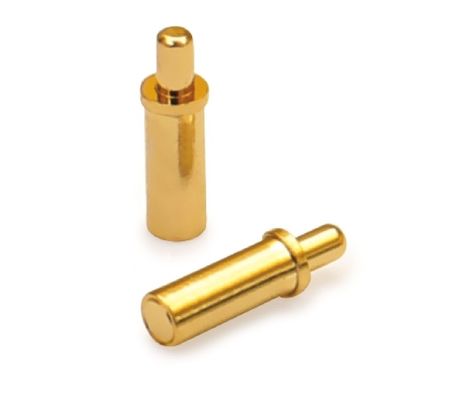 Brass Gold Plating Pogo Pin Connector Spring Force Double Head H6.0mm Smd Type