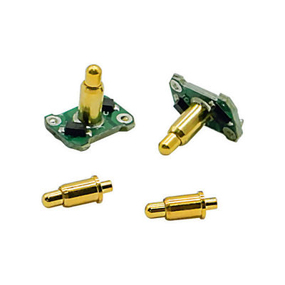 Customized 2.0mm Pitch Brass Pogo Pin 2row 14Pin Spring Loaded Connectors Male Gender