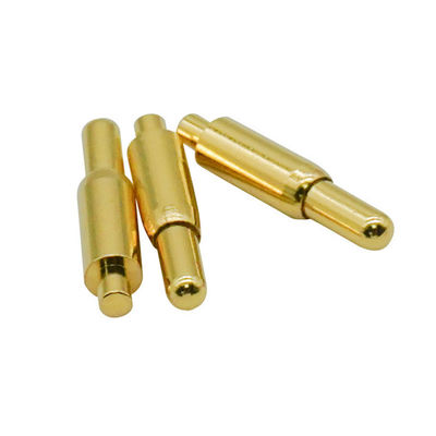 Custom Battery Brass Pogo Pin H7.2 Through Hole Pin Connector Spring Loaded