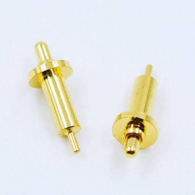 Customized 120g±20% Spring Force DC12V Brass Pogo Pin For Through Hole Connection
