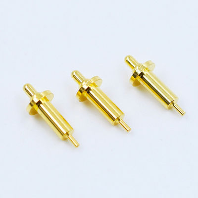 Customized 120g±20% Spring Force DC12V Brass Pogo Pin For Through Hole Connection