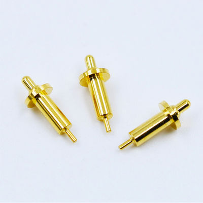 Customized 120g±20% Spring Force DC12V Brass Pogo Pin For Through Hole Connection