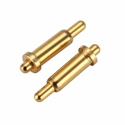 2.54mm pitch 10pin Right Angle Male Brass Spring Loaded Magnetic Pogo Pin Connector