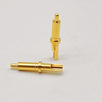 High Current Pogo Pin Connector DC 12V Spring Loaded Zinc Alloy Housing Material