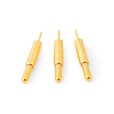 High Current Pogo Pin Connector DC 12V Spring Loaded Zinc Alloy Housing Material