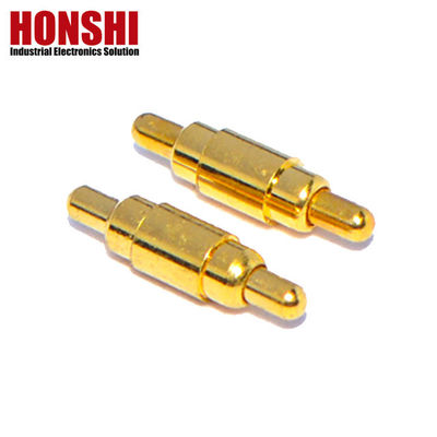 PCB Double Type Spring Loaded Pogo Pin Electrical Contacts With 10000 Cycle Life