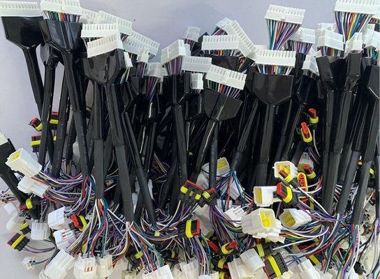 Custom Automotive Wiring Harness 24 pin For 24 - 32AWG Wire Connections