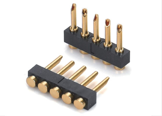 2.54mm Pitch Pogo Pin Connector Solder Type Female Pogo Pin 1x05P