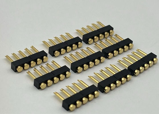 2.54mm Pitch Pogo Pin Connector Solder Type Female Pogo Pin 1x05P