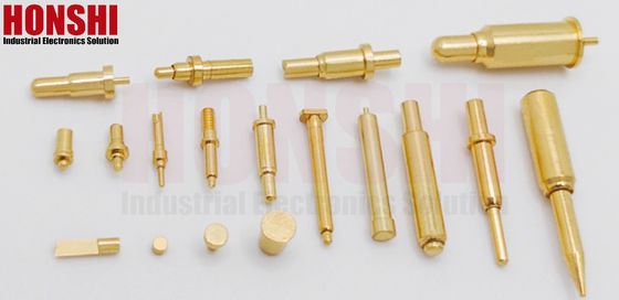 Thread Type Pogo Pin Connector Brass Dia8.0 Spring Loaded Pogo Pin