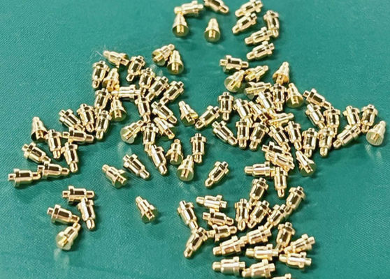 Male Spring Loaded Pin Gold Plated for 3.00mm Pogo Pin Connectors -40 °C- 105°C Temperature Range