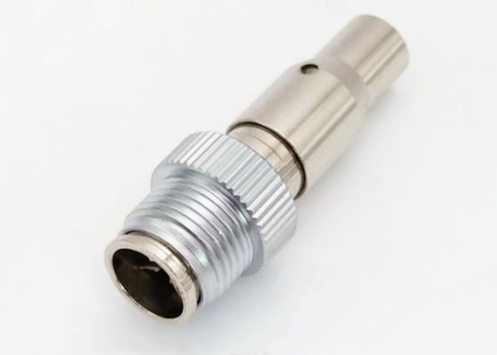 Female Circular M12 X Code Connector 8 Pin Long Shield Socket For Cat6a
