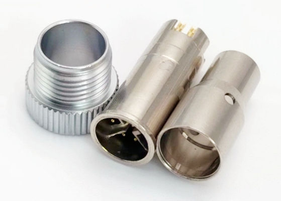 Female Circular M12 X Code Connector 8 Pin Long Shield Socket For Cat6a